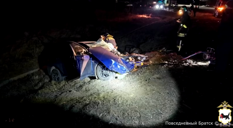 ДТП в Братске: Два человека погибли по вине пьяного водителя