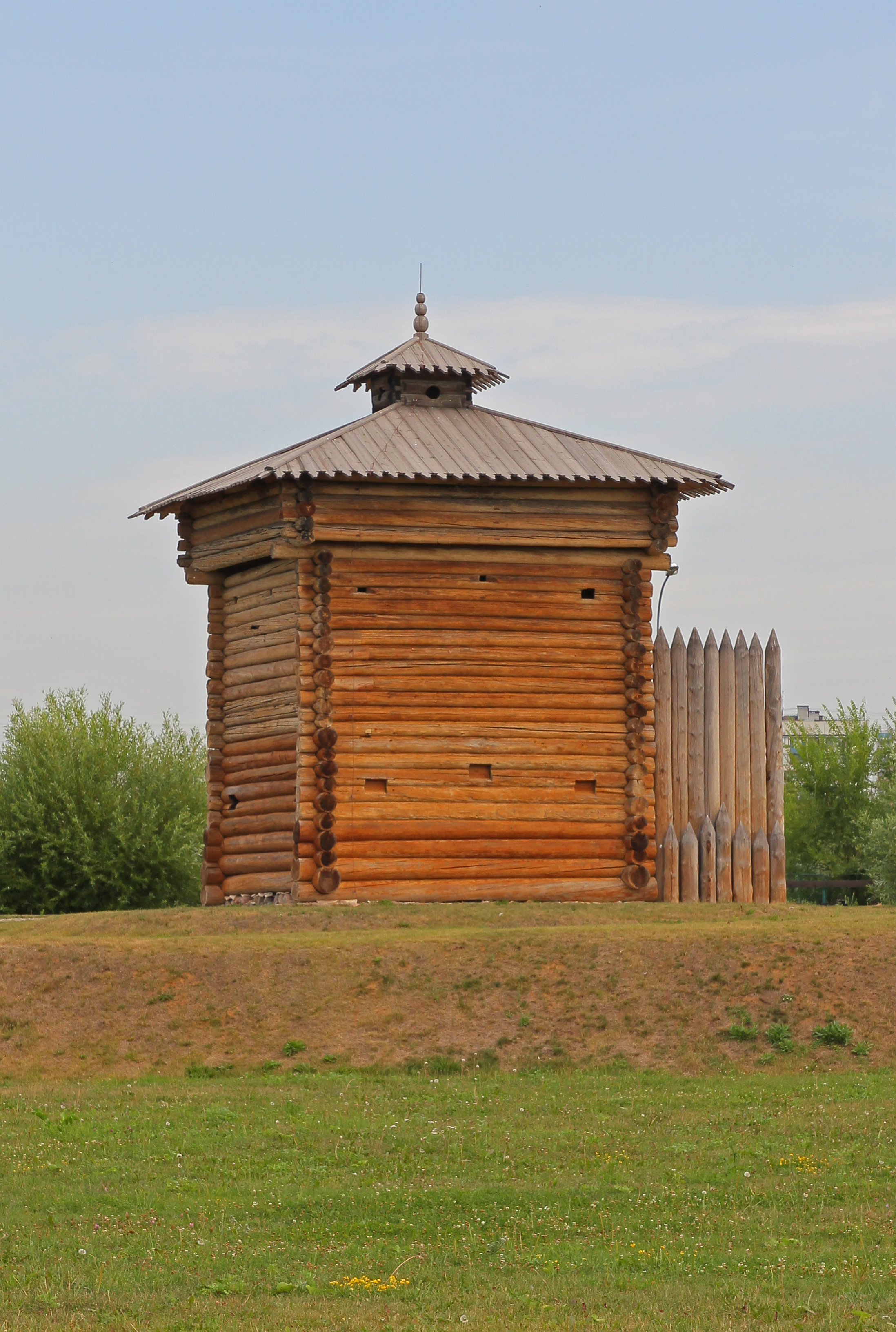 26 July 2011. The relocated tower in Kolomenskoye, Moscow. A modern photograph of a historic structure.