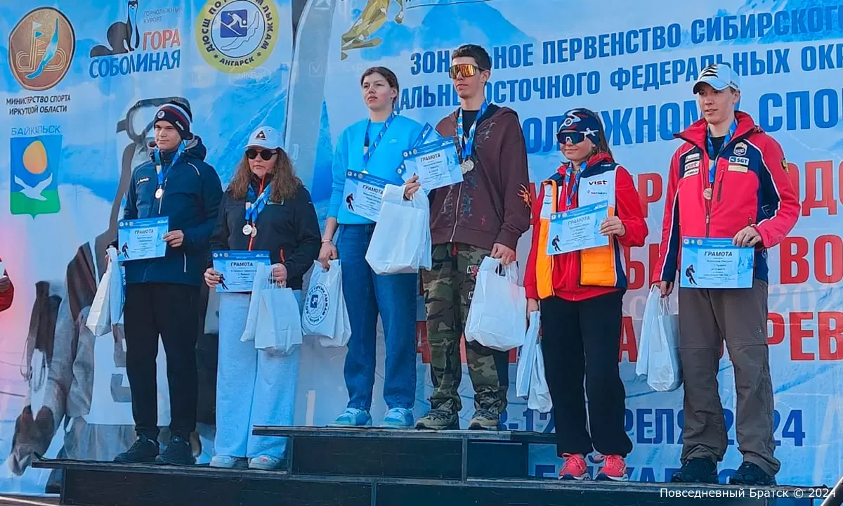 Братчанин Михаил Алексеев завоевал бронзу на горнолыжных соревнованиях в Байкальске